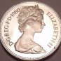 LARGE PROOF GREAT BRITAIN 1980 10 NEW PENCE~LION~FR/SH~