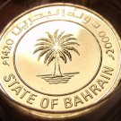 Gem Unc Roll (50) State Of Bahrain AH-1420~2000~10 Fils~Palm Tree~Free Shiping