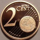 Cameo Proof Germany 2005-G Two Euro Cents~Karlsruhe Mint~Excellent~Free Ship~