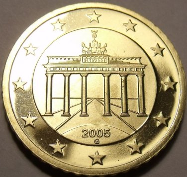Cameo Proof Germany 2005-G Ten Euro Cents~Karlsruhe Mint~Excellent~Free Ship~
