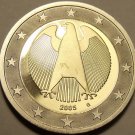 Cameo Proof Germany 2005-G One Euro~Karlsruhe Mint~Excellent~Bi-Metal~Free Ship~