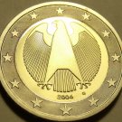 Cameo Proof Germany 2004-G One Euro~Karlsruhe Mint~Cameo~Bi-Metal~Free Shipping~