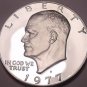 Gem Cameo Proof 1977-S Eisenhower Dollar~We Have Eisenhower Proofs~Free Shipping