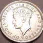 Gem Bu Rare Silver Malaya 1941 5 Cents~King George VI~Free Shipping