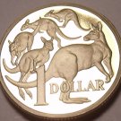 Cameo Proof Australia 1985 Dollar~Mob Of Kangaroo's~75,000 Minted~Free Shipping Cameo Proof Australia 1985 Dollar~Mob Of Kangaroo's~75,000 Minted~Free Shipping