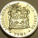 PROOF SOUTH AFRICA 1981 20 CENTS~PROTEA CYNARIODES & PROTEA REPENS~FREE SHIPPING