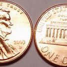 2003-D BRILLIANT UNCIRCULATED LINCOLN CENT~~FREE SHIP~~