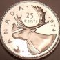 Canada 1974 Proof 25 Cents~Caribou~Read Why Proofs Are The Best Coins~Free Ship