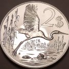 Rare Silver Proof Cayman Islands 1972 Two Dollars~Only 11,000 Minted~Free Ship