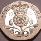 Super Cameo Proof Great Britain 1985 20 Pence~Proof Coi