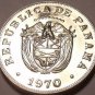 Rare Proof Panama 1970 5 Centisimos~Only 9,528 Minted~Excellent~Free Shipping