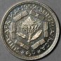 Unc Silver South Africa 1939 3 Pence~Protea Flower~Free Shipping