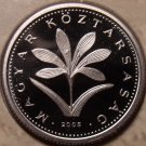 Rare Proof Hungary 2005-BP 2 Forint~Only 7,000 Minted~Colchicum Hungaricum~Fr/Sh