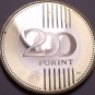 Rare Bi-Metal Proof Hungary 2009-BP 200 Forint~Only 5,000 Minted~Chain Bridge~FS