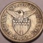 Silver Philippines 1921 10 Centavos~Eagle Above Stars And Striped Shield~Free Sh