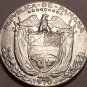 Huge Silver Panama 1970 Half Balboa~610,000 Minted~Free Shipping*