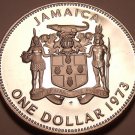 Rare Cameo Proof Jamaica 1973 Dollar~Only 28,000 Minted~Awesome~Free Shipping Rare Cameo Proof Jamaica 1973 Dollar~Only 28,000 Minted~Awesome~Free Shipping