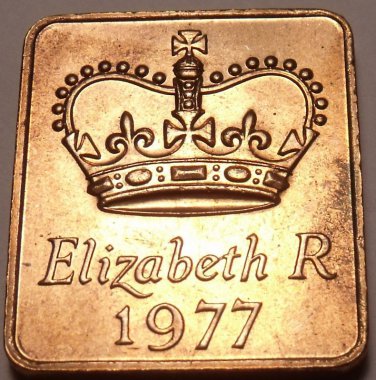 Great britain 1977 proof Set Medallion~We Have Medallions And tokens~Free Ship