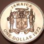 Rare Proof Jamaica 1972 Dollar~Only 17,000 Minted~First Prime Minister~Free Ship