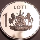 Huge Rare Cameo Proof Lesotho 1979 Loti~1st Year~Only 10,000 Minted~Free Ship