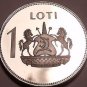 Huge Rare Cameo Proof Lesotho 1979 Loti~1st Year~Only 10,000 Minted~Free Ship