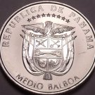 Huge Gem Unc Panama 2014 Half Balboa~Panama Canal 100 Year Anniversary~Free Ship