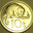 Proof Papua New Guinea 1975 10 Toea~Cuscus~1st Year Ever Minted~Free Shipping