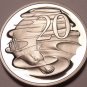 Cameo Proof Australia 1977 20 Cents~55,000  Minted~Duckbill Platypus~Free Ship