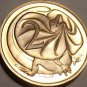 Cameo Proof Australia 1977 2 Cents~Only 55,000 Minted~Frill-necked lizard~Fr/Shi