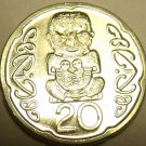 Gem Unc New Zealand 2006 20 Cents~Pukaki~The Gods~Free