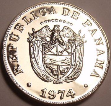 Proof Panama 1974 5 Centesimos~Only 18,000 Minted~We Have Tons Of Proof Coins~FS
