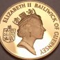 Extremely Rare Cameo Proof Guernsey 1985 Penny~2,500 Minted~Edible Crab~Free Shi