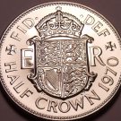 Huge Proof Great Britain 1970 Half Crown~Last Year Ever Minted~Fantastic~Free Sh