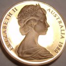 Cameo Proof Australia 1980 2 Cents~Only 68,000 Minted~Frill-Necked Lizard~Fr/Shi