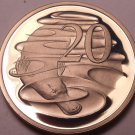 Cameo Proof Australia 1979 20 Cents~Only 36,000 Minted~Duckbill Platypus~Fr/Ship