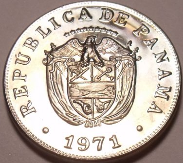 Rare Proof Panama 1971 5 Centesimos~10,696 Minted~Struck In San Francisco~FR/Shi