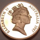 Cameo Proof Australia 1987 2 Cents~Frill-Necked Lizard~70,000 Minted~Free Ship Cameo Proof Australia 1987 2 Cents~Frill-Necked Lizard~70,000 Minted~Free Ship
