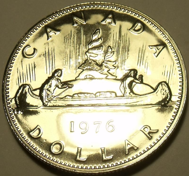 Proof Canada 1976 Canoe Dollar171,737 MintedProofs R BestFree Shipping