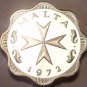 Rare Cameo Proof Malta 1972 2 Mils~Maltese Cross~Only 13,000 Minted~Free Ship