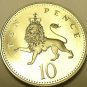 Cameo Proof Great Britain 1994 10 New Pence~Proofs Are The Mints Best Work~Fr/Sh