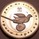 Rare Bi-Metal Proof Portugal 1999-INCM Unicef 200 Escudos~Only 7,000 Minted~Fr/S