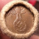 Incredible Rare Original Unc Roll Germany 1939 Reichspfennig's~Swastika~Free Shi