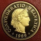 Rare Cameo Proof Switzerland 1989 5 Rappen~Only 8,800 Minted~Proofs R Best~Fr/S Rare Cameo Proof Switzerland 1989 5 Rappen~Only 8,800 Minted~Proofs R Best~Fr/S