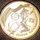 Extremely Rare Bi-Metal Proof Great Britain 2002 2 Pounds~2,500 Minted~Fr/Ship