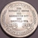 Large 1972 F.A Cup Centenary Medallion~Worlds Oldest Football Championship~Fr/Sh Large 1972 F.A Cup Centenary Medallion~Worlds Oldest Football Championship~Fr/Sh