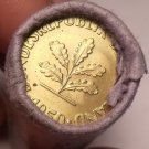 Rare Gem Unc Original Roll (50) Germany 1950 10 Pfenning Coins~Free Shipping