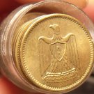 Unc Roll (40 Coins) Egypt 1960 Millieme Coins~Eagle With Shield~Free Shipping Unc Roll (40 Coins) Egypt 1960 Millieme Coins~Eagle With Shield~Free Shipping