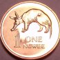 Rare Proof Zambia 1978 Ngwee~Aardvark~Only 24,000 Ever Made~Free Shipping