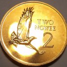 Rare Proof Zambia 1978 2 Ngwee~Martial Eagle~Low Mintage 24,000~Free Shiping Rare Proof Zambia 1978 2 Ngwee~Martial Eagle~Low Mintage 24,000~Free Shiping
