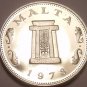 Rare Cameo Proof Malta 1978 5 Cents~Temple Of Hagar Qim~Only 3,244 Minted~Fr/Shi